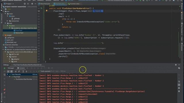 Project Reactor Essentials 09 - Backpressure on Flux publisher смотреть онлайн