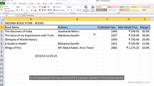 EXCEL | 31 Formatting Bold, Italics and Underline смотреть онлайн
