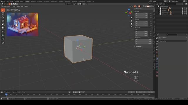 Создаем Stylized house в Blender 2.9 | Blender sculpting | Вторая часть смотреть онлайн