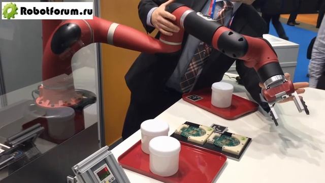 iRex: Лучший Коллаборативный робот Sawyer на выставке iRex-2015 смотреть онлайн