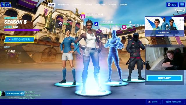 Fortnite Live stream (sub goal 600) смотреть онлайн