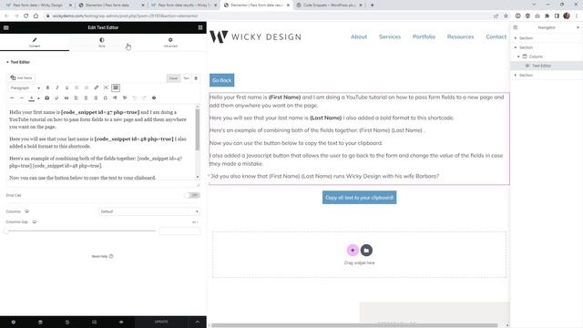 How to Pass Form Data to Another Page (Elementor Pro) смотреть онлайн
