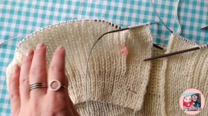 Кардиган полупатентной резинкой регланом снизу с V-образным вырезом из пряжи Alizelanagold800 - Ч.1