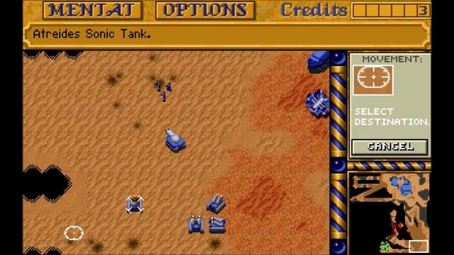 Dune II: The Building of a Dynasty. Atreides Mission 8. Option 1 смотреть онлайн