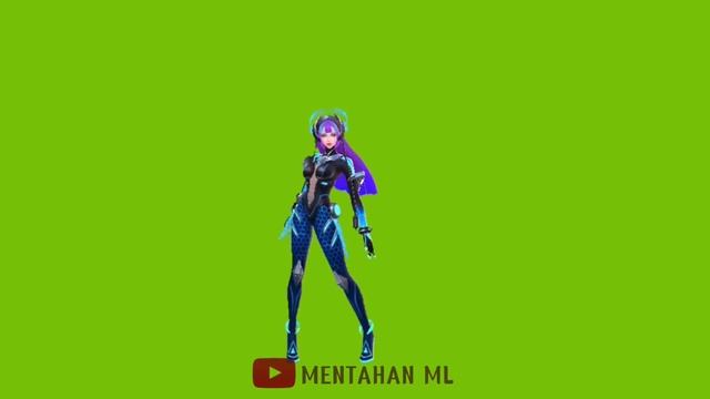 GREEN SCREEN 3D SELENA || MENTAHAN HERO MLBB FULL HD смотреть онлайн