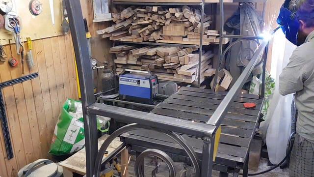 Скамейка своими руками из профильной трубы и трубогиба _mainc Handmade