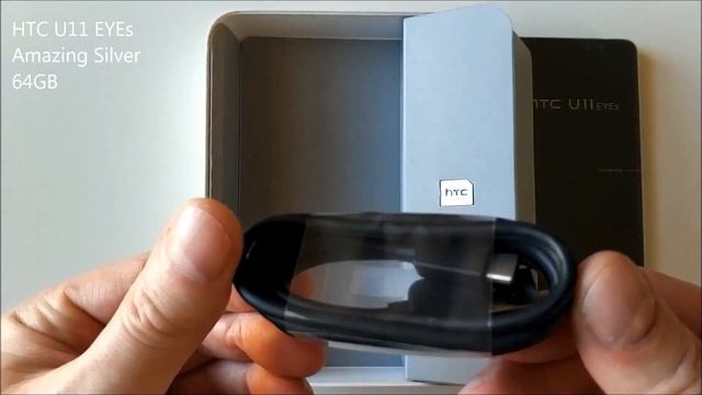 HTC U11 EYEs Amazing Silver - Unboxing смотреть онлайн