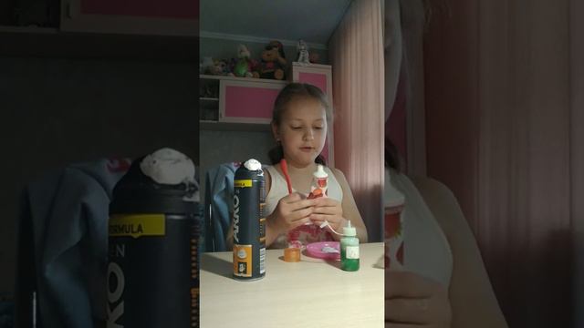 Не получилось загустить кусочек слайма. смотреть онлайн