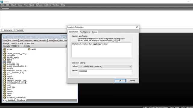 How to run pannel Generalized Least Square (GLS) in Eviews смотреть онлайн