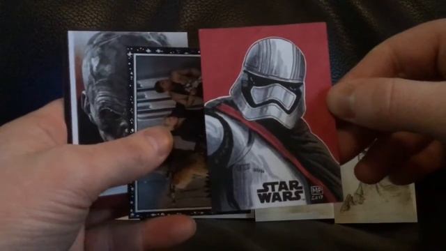 Topps Star Wars: journey to the last jedi .( outstanding sketch card hit) смотреть онлайн
