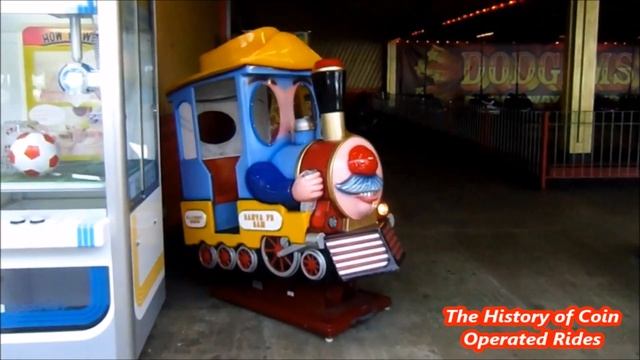 1990s Whittaker Brothers Coin Operated Steam Engine Kiddie Ride - Santa Fe Sam смотреть онлайн