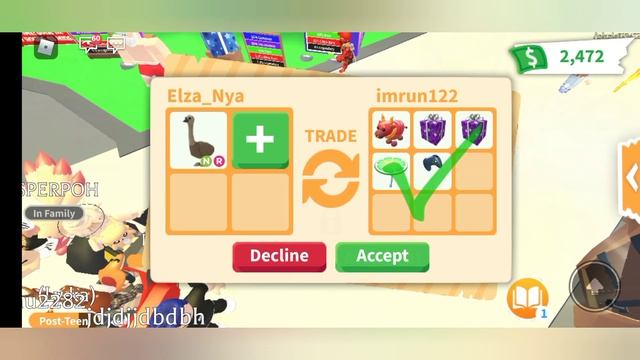 Что Дают за Неон Эму в Адопт ми? Treding Neon Emu Adopt me roblox 2021 смотреть онлайн
