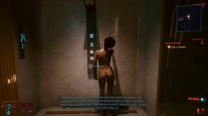 Cyberpunk 2077 - Panam Takes a Shower Scene