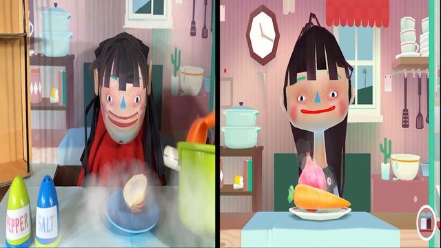 Toca Kitchen 2 and real Toca Kitchen. DIY