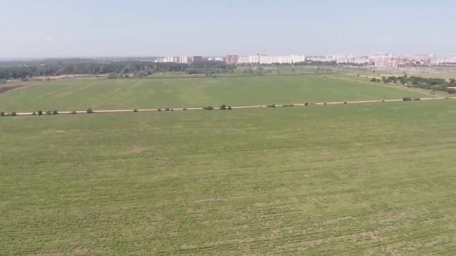 Панорама юго-востока Краснодара (Пашковка, водохранилище, Кубань)