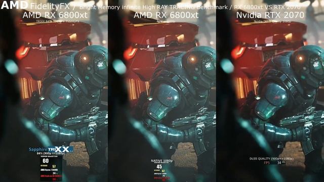Bright Memory infinite Ray Tracing Benchmark AMD RX 6800xt vs Nvidia RTX 2070 смотреть онлайн