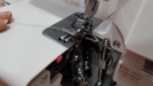 Правильная заправка оверлока Elna 664
