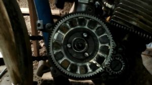 Ремонт мотовелосипеда F80 (cухари сцепления )