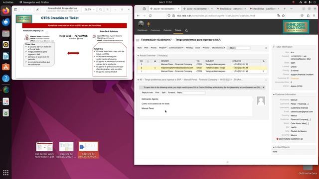 OTRS 6 - Ticket via Web Portal - Ubuntu 22.04 – Raspberry Pi 4 смотреть онлайн