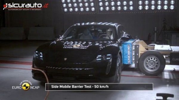 Porsche Taycan - 2019 - Crash test Euro NCAP