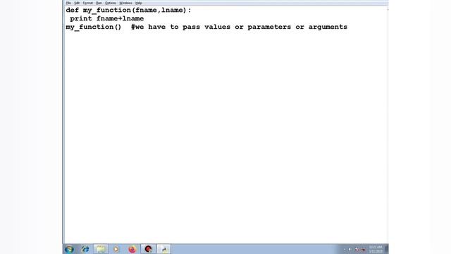 function in Python function declaration calling execute run Python calling function parameters idle смотреть онлайн