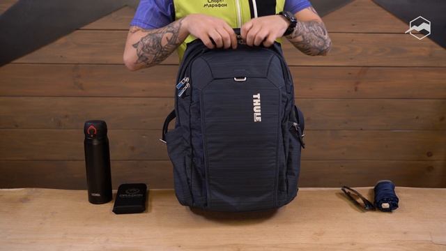 Рюкзак Thule Construct 28L Carbon Blue. Обзор за 60 секунд смотреть онлайн