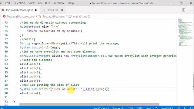 Lambda Expressions Using Collections in Java8 смотреть онлайн