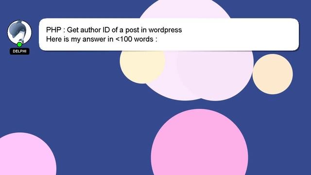 PHP : Get author ID of a post in wordpress смотреть онлайн
