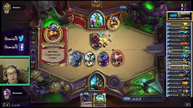 [Hearthstone] Herminating the Meta S2 Ep.3 - Crusher Shaman смотреть онлайн