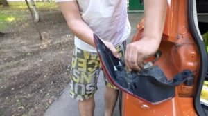 Как поменять лампы в заднем фонаре Subaru XV