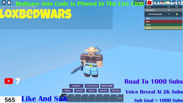 *NEW UPDATE* Bedwars Custom Matches With Viewers! | Roblox смотреть онлайн