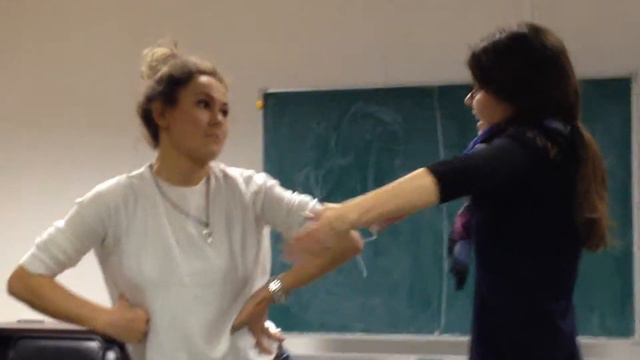 Карина и Николь на актерском мастерстве в Школе Ольги Спиркиной Останкино ТВ смотреть онлайн