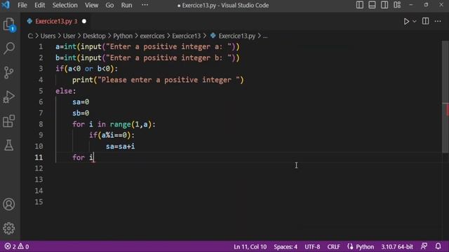 Practice Python : Basic Exercises for Beginners # 013 - Amicable numbers смотреть онлайн