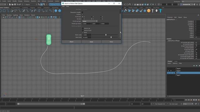 Maya Motion Path in a Minute смотреть онлайн
