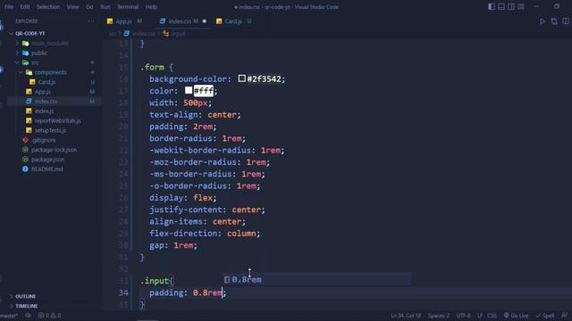 QR Code Generator Project in React js смотреть онлайн