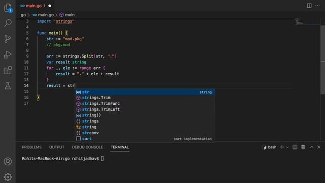 Golang | Reverse Words in a String in Go / Golang смотреть онлайн