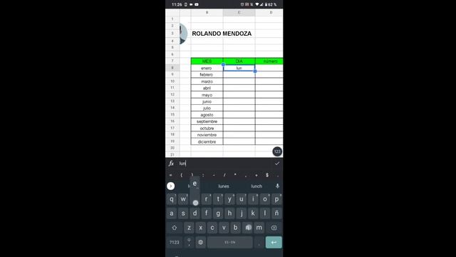 CÓMO AUTOCOMPLETAR EN EXCEL DESDE ANDROID/CELULAR смотреть онлайн