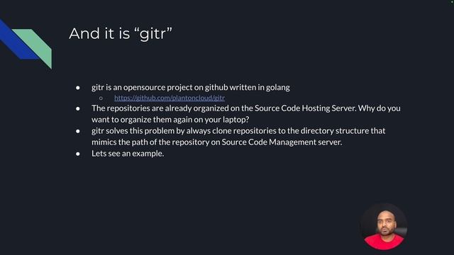 Organize git repositories on your laptop like a champ, using gitr. смотреть онлайн