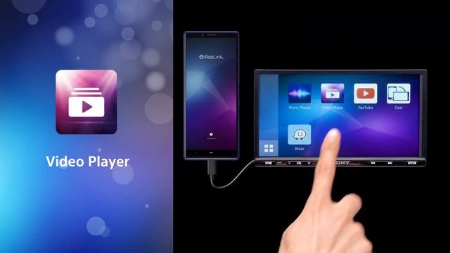 Sony | XAV-3500 | Bluetooth® Media Receiver with WebLink™ Cast смотреть онлайн