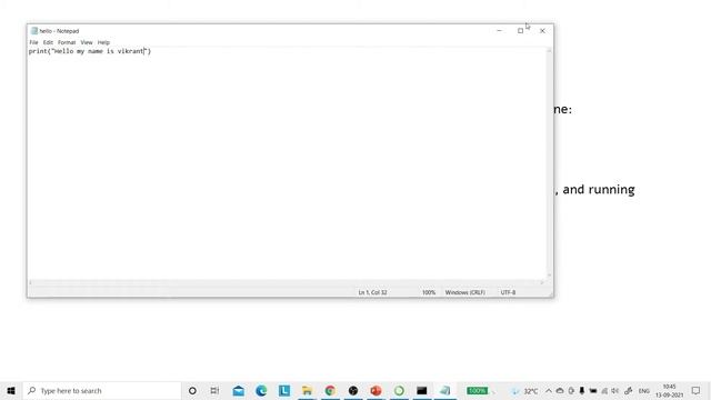 3. Syntax of writing Python (Hindi) смотреть онлайн