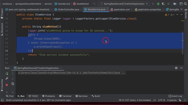 SpringBoot Resilience4j Timelimiter | Timelimiter pattern смотреть онлайн