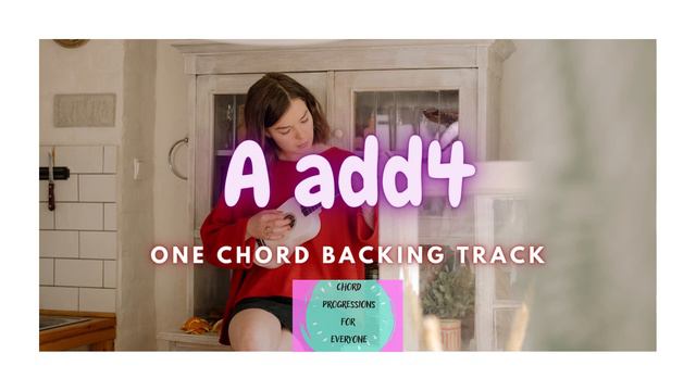 A add4  - VAMP ONE CHORD JAM PIANO BACKING TRACK