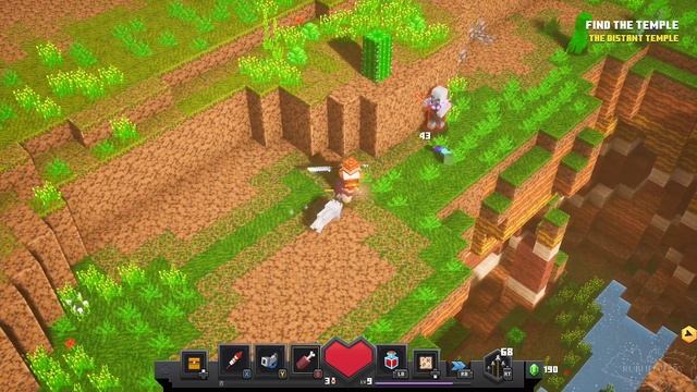 Minecraft Dungeons (2020) XBOX ONE X Gameplay Playthrough Part 1 - Checking it out! смотреть онлайн