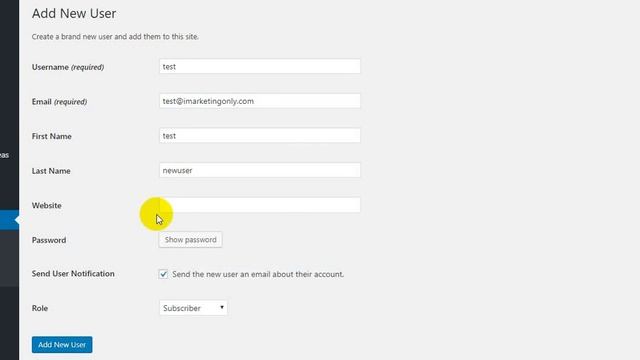 How to add new user in wordpress смотреть онлайн