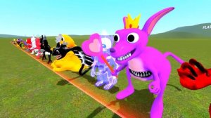 СРАВНЕНИЕ РАЗМЕРОВ ВСЕХ МОНСТРОВ САДА БАНБАН В ГАРРИС МОД! GARTEN OF BANBAN В Garry`s Mod!