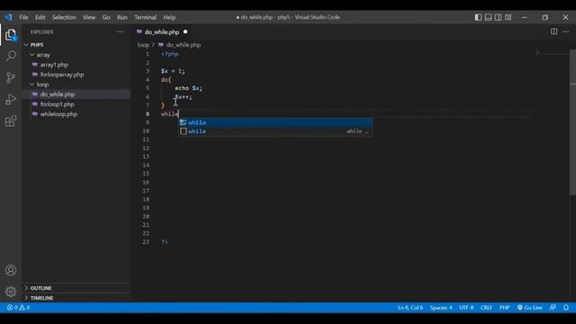 Do While Loop in PHP смотреть онлайн