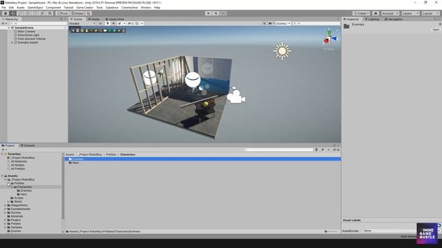 Unity Game Creator Tutorial - 04 - Make a 3D Platformer - Organizing Folders смотреть онлайн