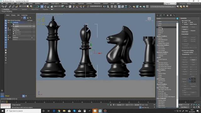 3D Modeling of Chess Pieces: 3ds Max Tutorial: Bishop - Part 02 смотреть онлайн