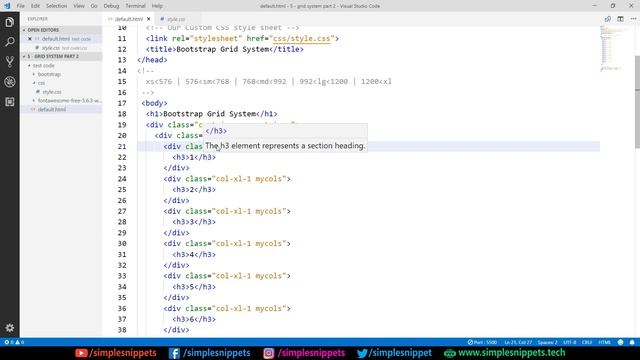 Responsive Working of Bootstrap Grid System(Part 2) | Tutorial - 5 смотреть онлайн