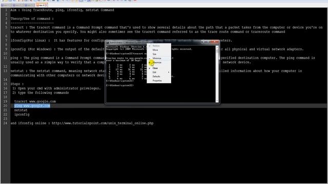 Using TraceRoute, ping, ifconfig, netstat Command || Practical 03 #MumbaiUniversityPracticals смотреть онлайн